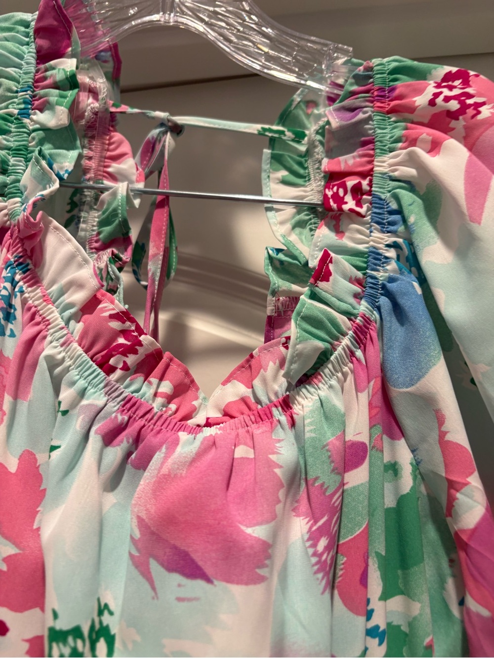Floral Ruffle Dress - Picture 5 of 10